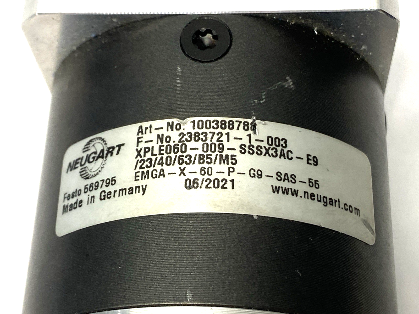 Neugart XPLE060-009-SSSX3AC-E9/23/40/63/B5/M5 Planetary Gearbox 100388788 - Maverick Industrial Sales