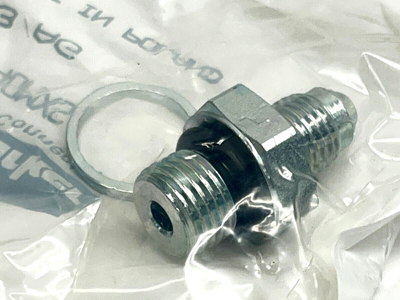 4-4F4OMXS | Parker Triple-Lok 37 Degree Flare JIC Tube Fitting LOT OF 2 - New - Maverick Industrial Sales