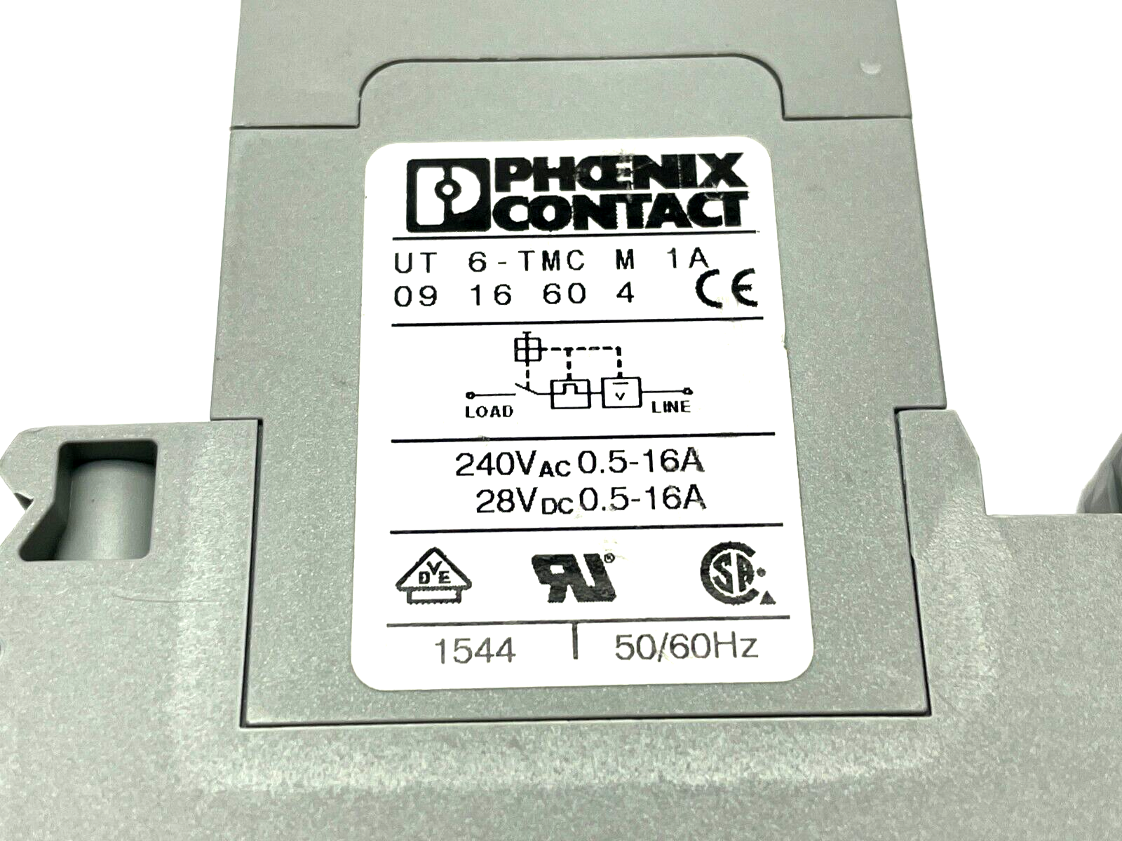 Phoenix Contact UT 6-TMC M 1A Thermomagnetic Device Circuit Breaker 0916604 - Maverick Industrial Sales