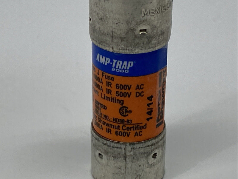 Ferraz Shawmut AJT15 Dual Element Time Delay Class J Fuse 15A 600VAC LOT OF 2 - Maverick Industrial Sales