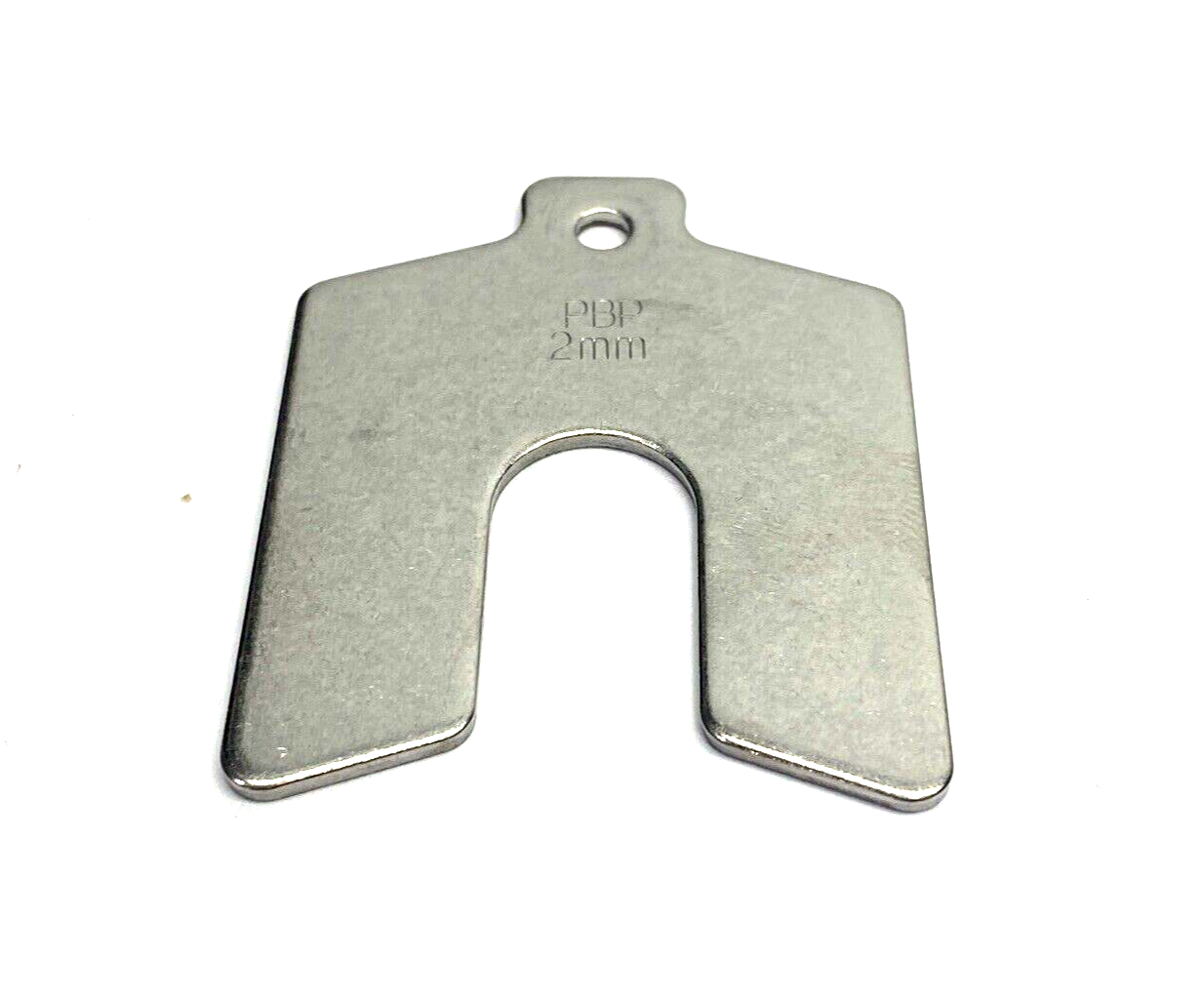 PBP 81250 Stainless Steel Slotted Shim 2mm Thick 50mm x 50mm 16mm Slot, 10-PACK - Maverick Industrial Sales