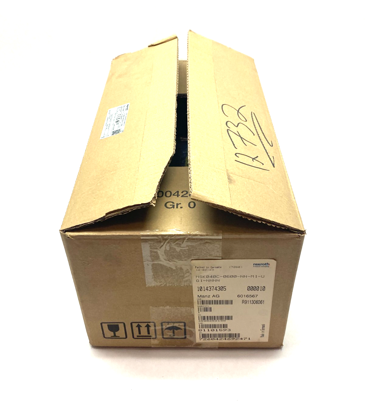 Bosch Rexroth R911306061 Servo Motor 3-Phase MSK040C-0600-NN-M1-UG1-NNNN - Maverick Industrial Sales