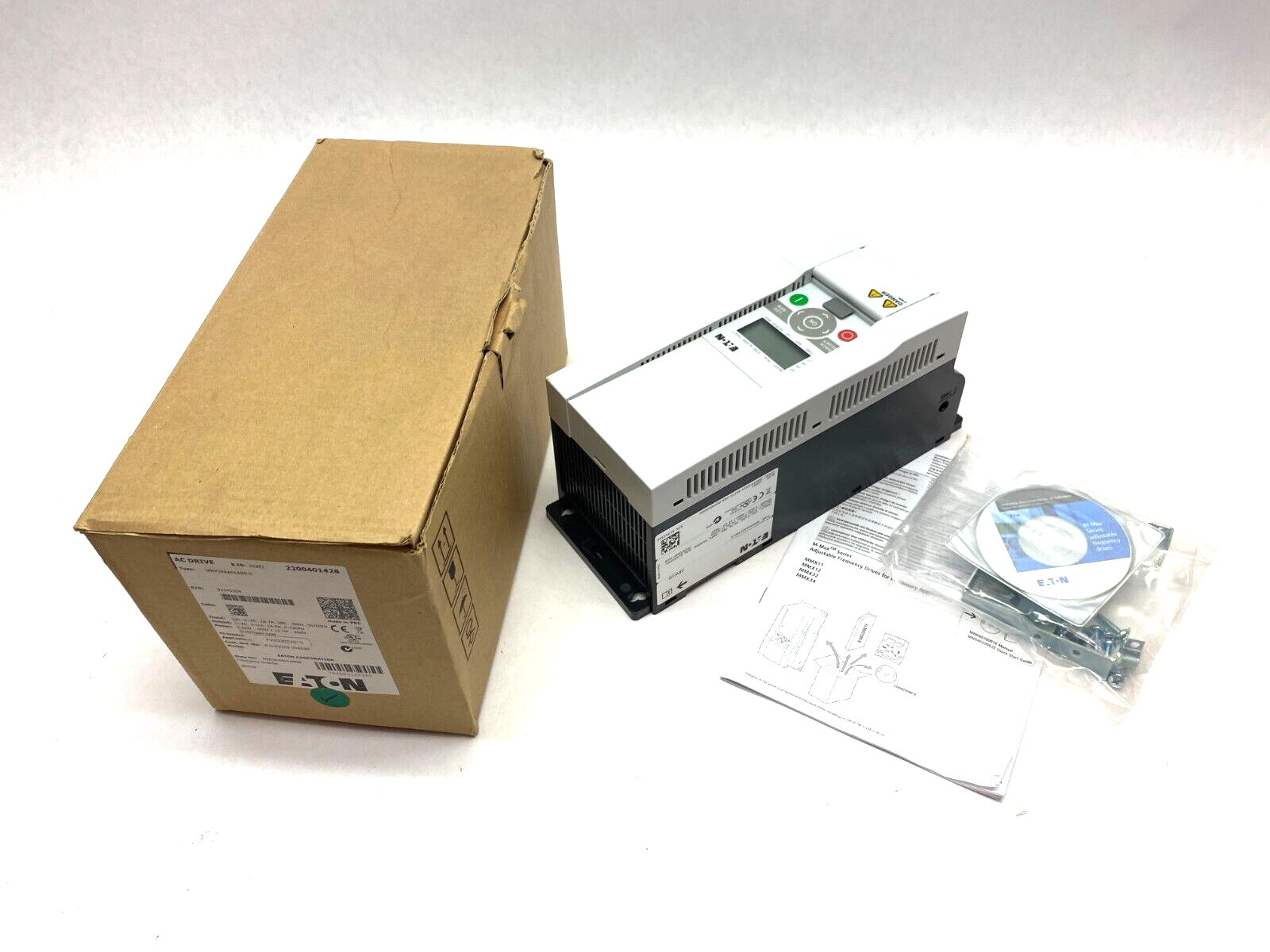 Eaton MMX34AA014N0-0 M-Max Sensorless Vector Adjustable Frequency Drive - Maverick Industrial Sales