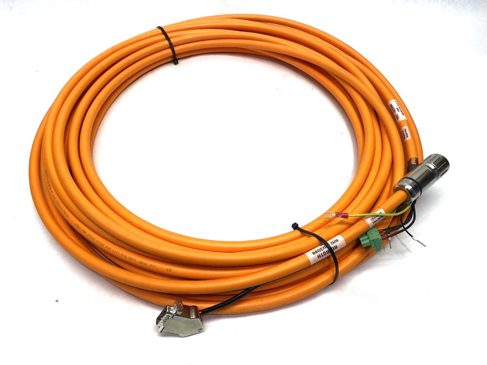 R911372066 | Bosch Rexroth Hybrid Cable 20m 023DBB-NN-020,0 MISSING SCREW - Used - Maverick Industrial Sales