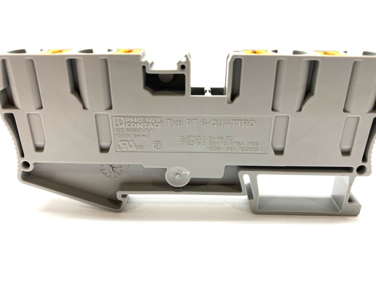 Typ PT 6-Quattro,PT 6-QUATTRO,3212934 | Phoenix Contact Typ PT 6-QUATTRO Feed-Through Terminal Block 3212934 - Used - Maverick Industrial Sales