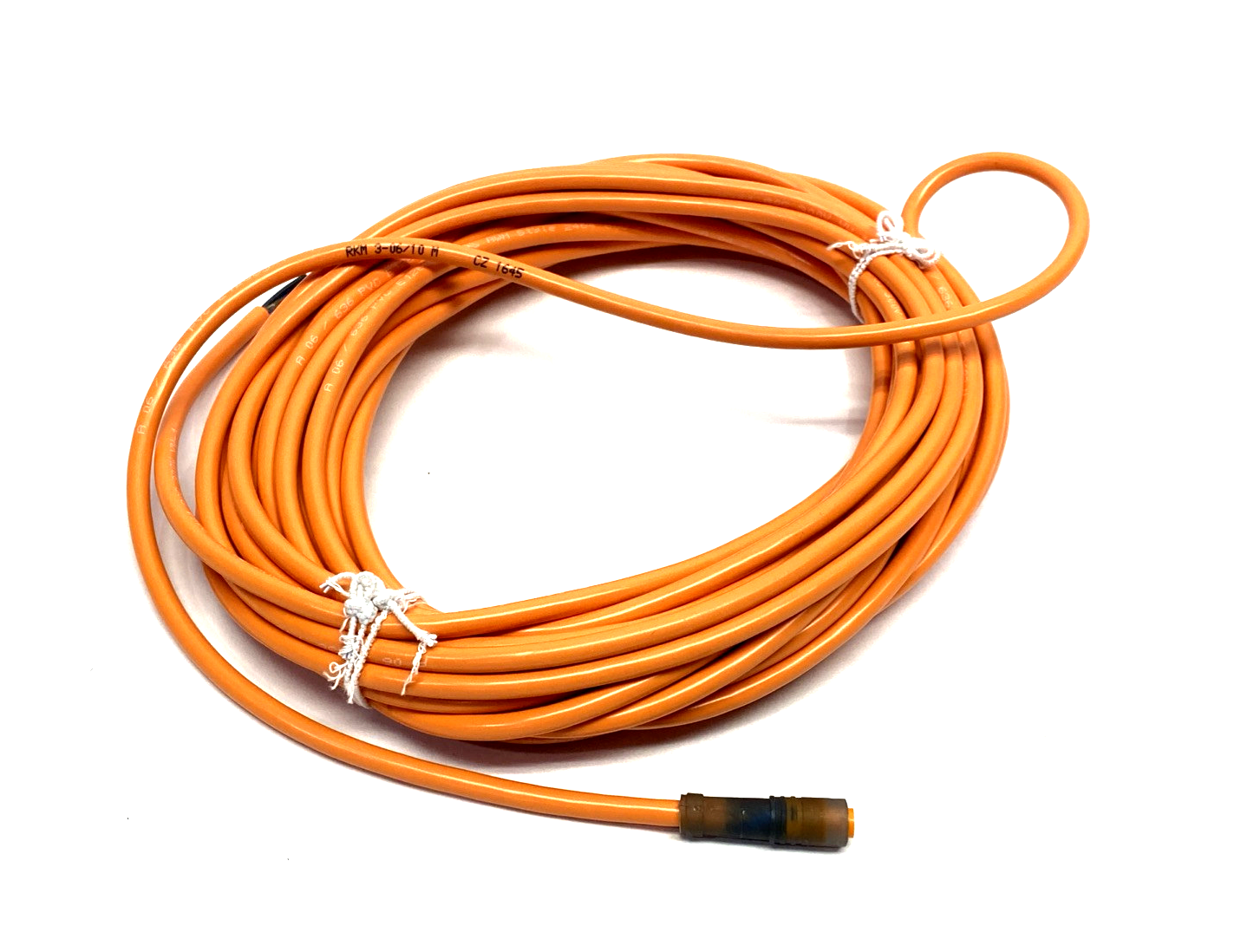 Lumberg RKM 3-06/10 M M8 Snap-In Single-Ended Cordset Female 3-Pin 10m 11277 - Maverick Industrial Sales