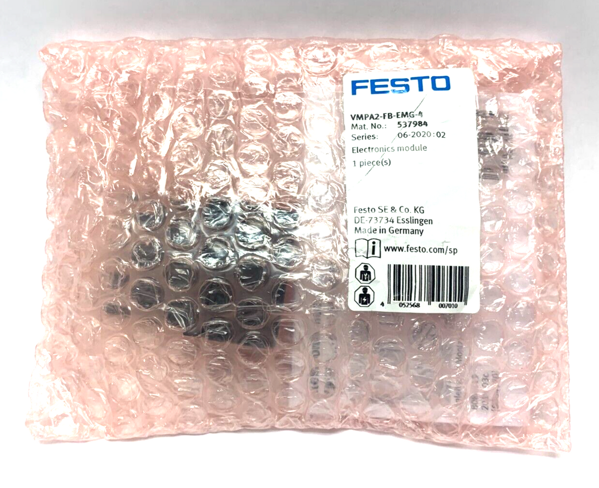 VMPA2-FB-EMG-4 | Festo VMPA2-FB-EMG-4 Electronics Module For Valve Manifold 537984 - Maverick Industrial Sales