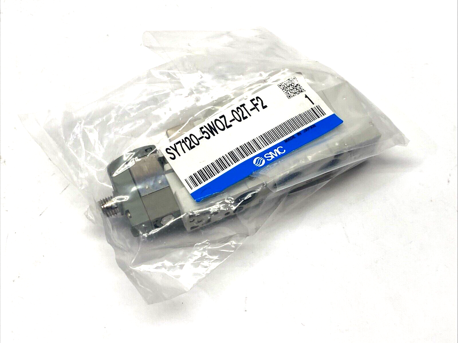 SMC SY7120-5WOZ-02T-F2 Pneumatic Solenoid Valve 5-Port - Maverick Industrial Sales