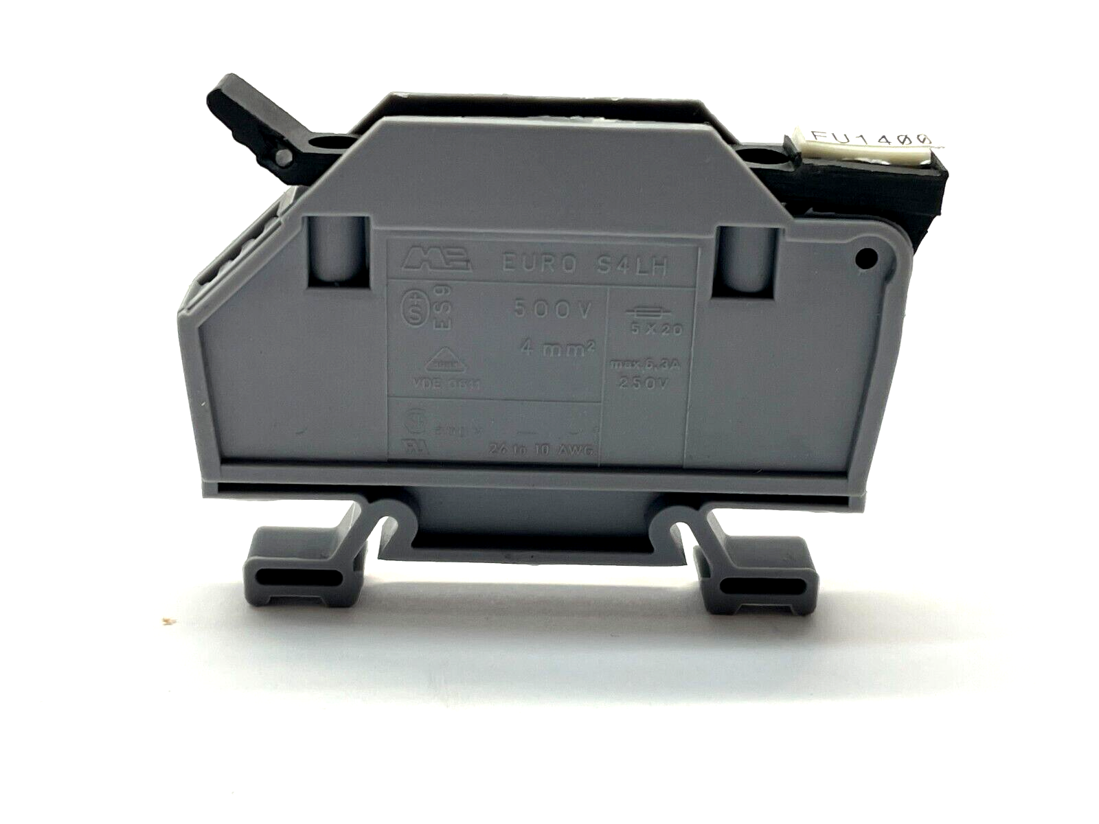 Morsettitalia EURO S4-LH Fusible Terminal Block w/ LED 12V-24V 43464 H LOT OF 4 - Maverick Industrial Sales