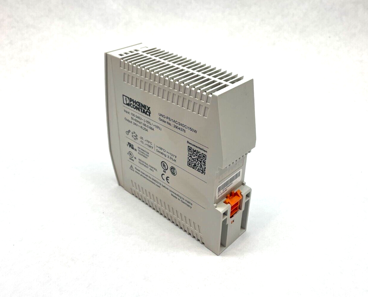 2904376 | Phoenix Contact UNO-PS/1AC/24DC/150W Primary Switched UNO Power Supply - Used - Maverick Industrial Sales