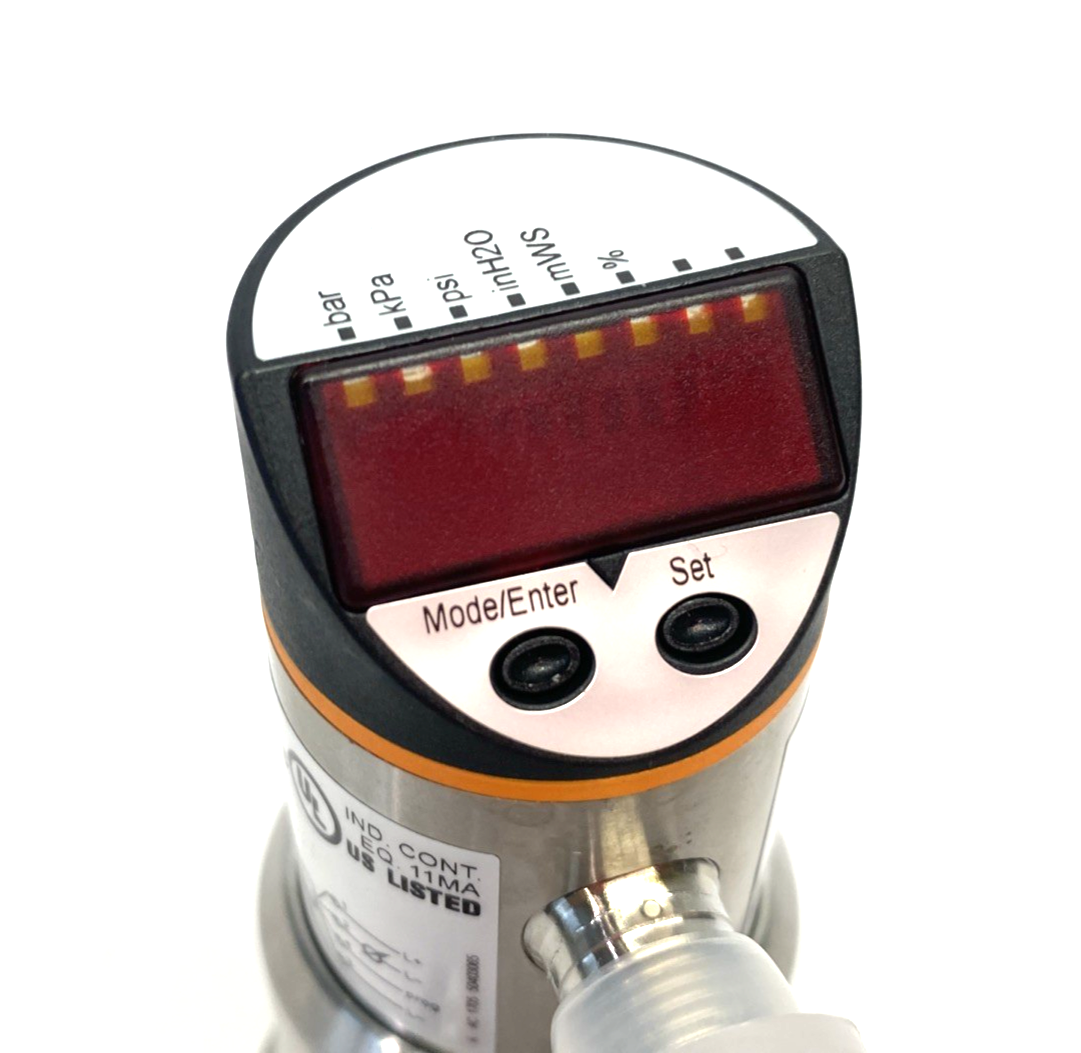 ifm PI1696 Flush Pressure Sensor with Display PI-2,5-REA01-E-ZVG/US/ /P - Maverick Industrial Sales