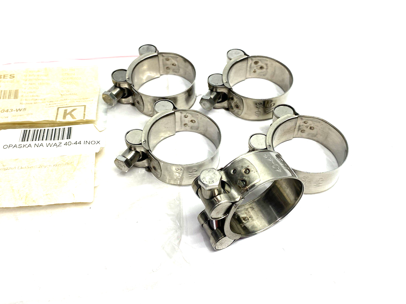 AB-HDC-040-043-W5 | Tubes International HDC Clamp 40÷43 mm, width 20mm, PKG OF 5 - New – Open box - Maverick Industrial Sales