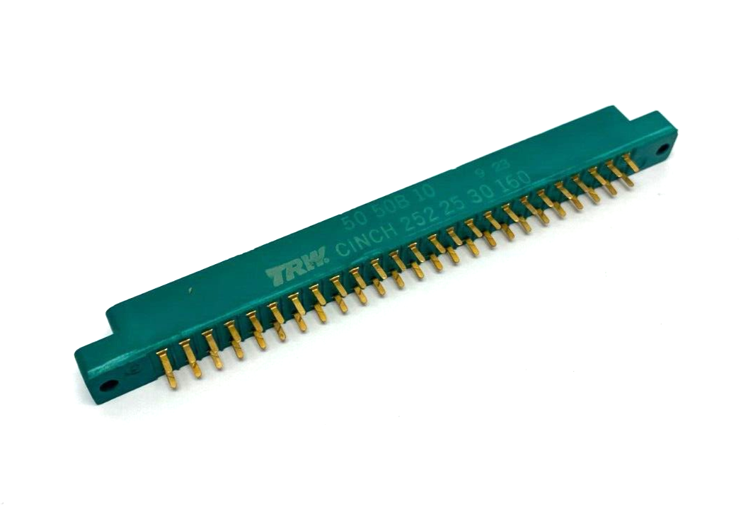 TRK Cinch 252 25 30 160 Solder Tab Dual Edge Electronic Connector Female - Maverick Industrial Sales