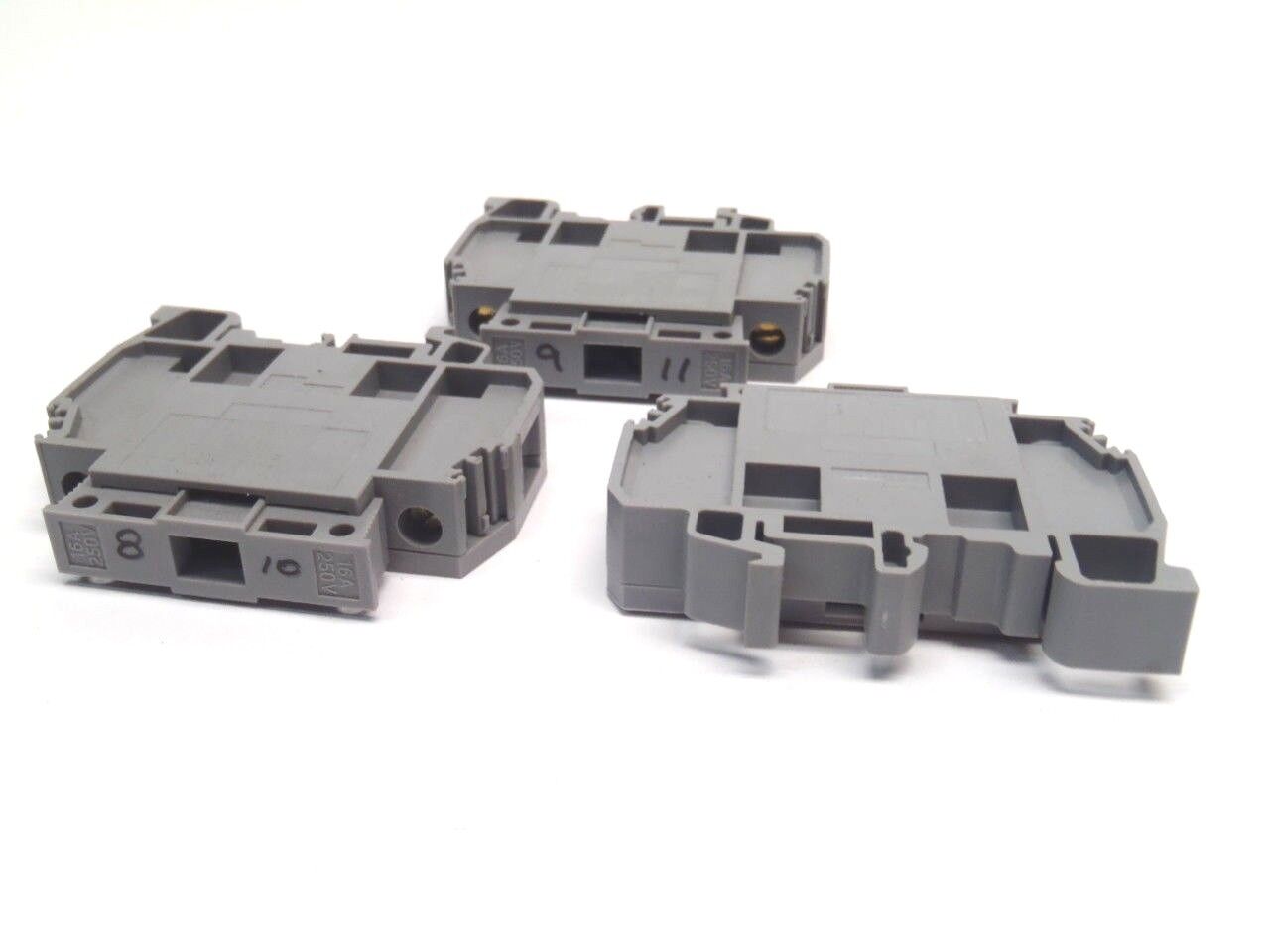 Entralec M10/16.SF Fuse Terminal Block 16A 250V LOT OF 3 - Maverick Industrial Sales