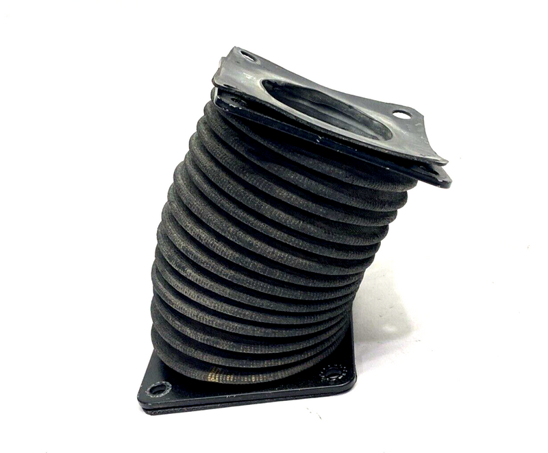 Hoffman F44WFF Flexible Wireway Fitting, 4" x 4" Feed-Through, Textured Rubber - Maverick Industrial Sales