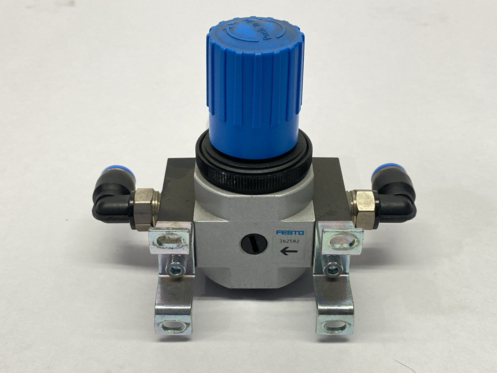 Festo LR-1/8-D-7-MINI Pneumatic Pressure Regulator 162582 w/ Gauge - Maverick Industrial Sales