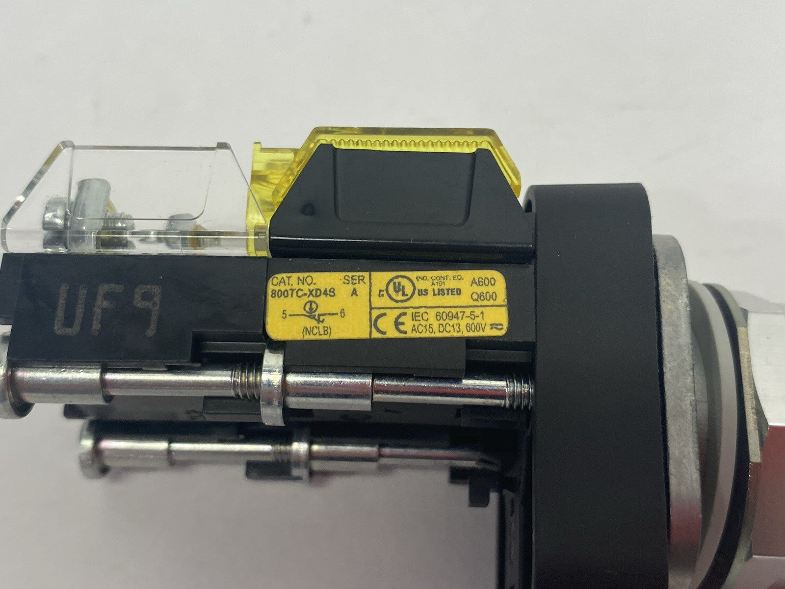 800TC-FX6A5S | Allen Bradley Ser. T Push-Pull Emergency Stop Button Mush Head - Used - Maverick Industrial Sales
