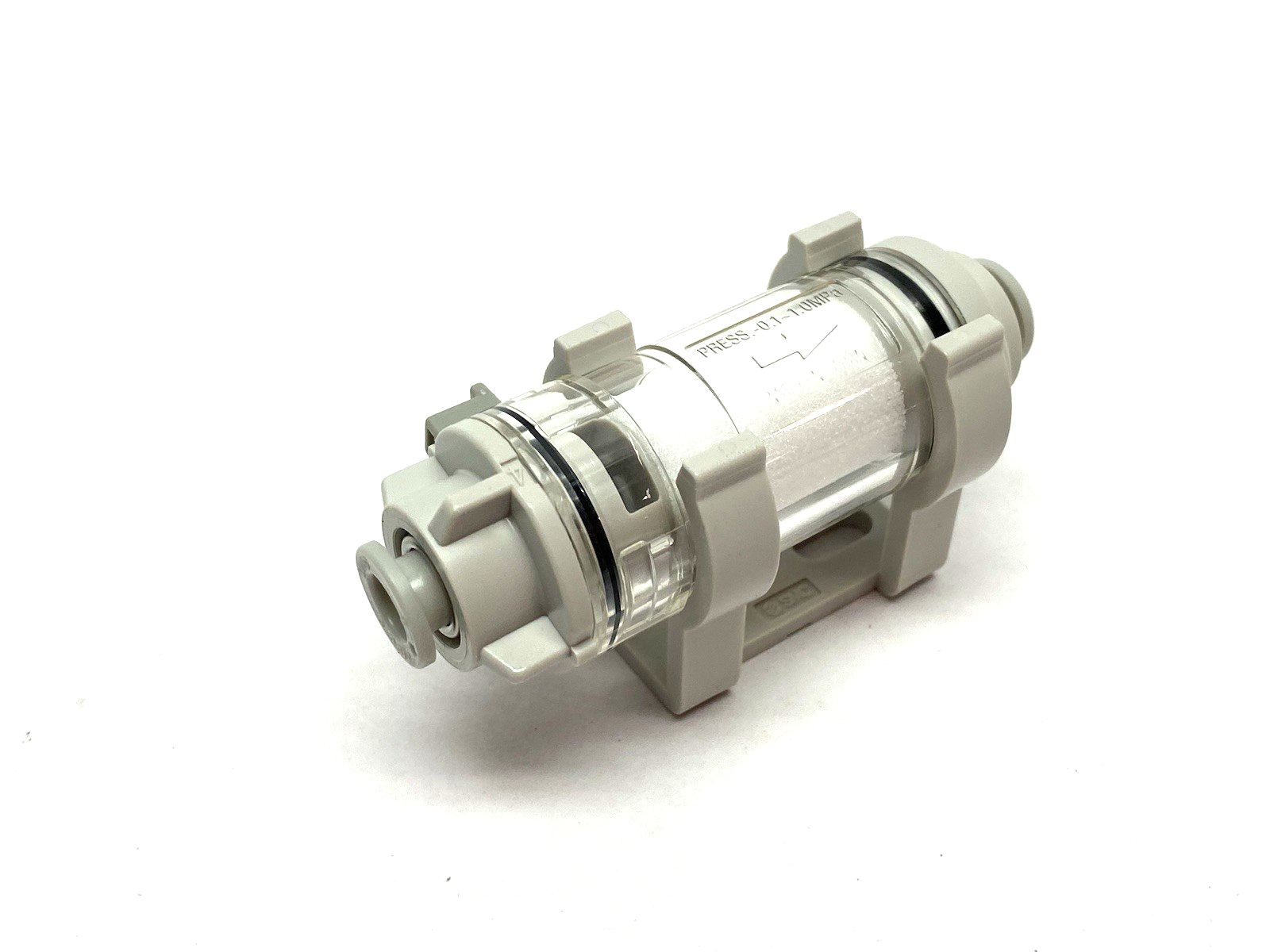 ZFC74-B | SMC Air Suction Filter, in-line, w/ Bracket - New – Open box - Maverick Industrial Sales