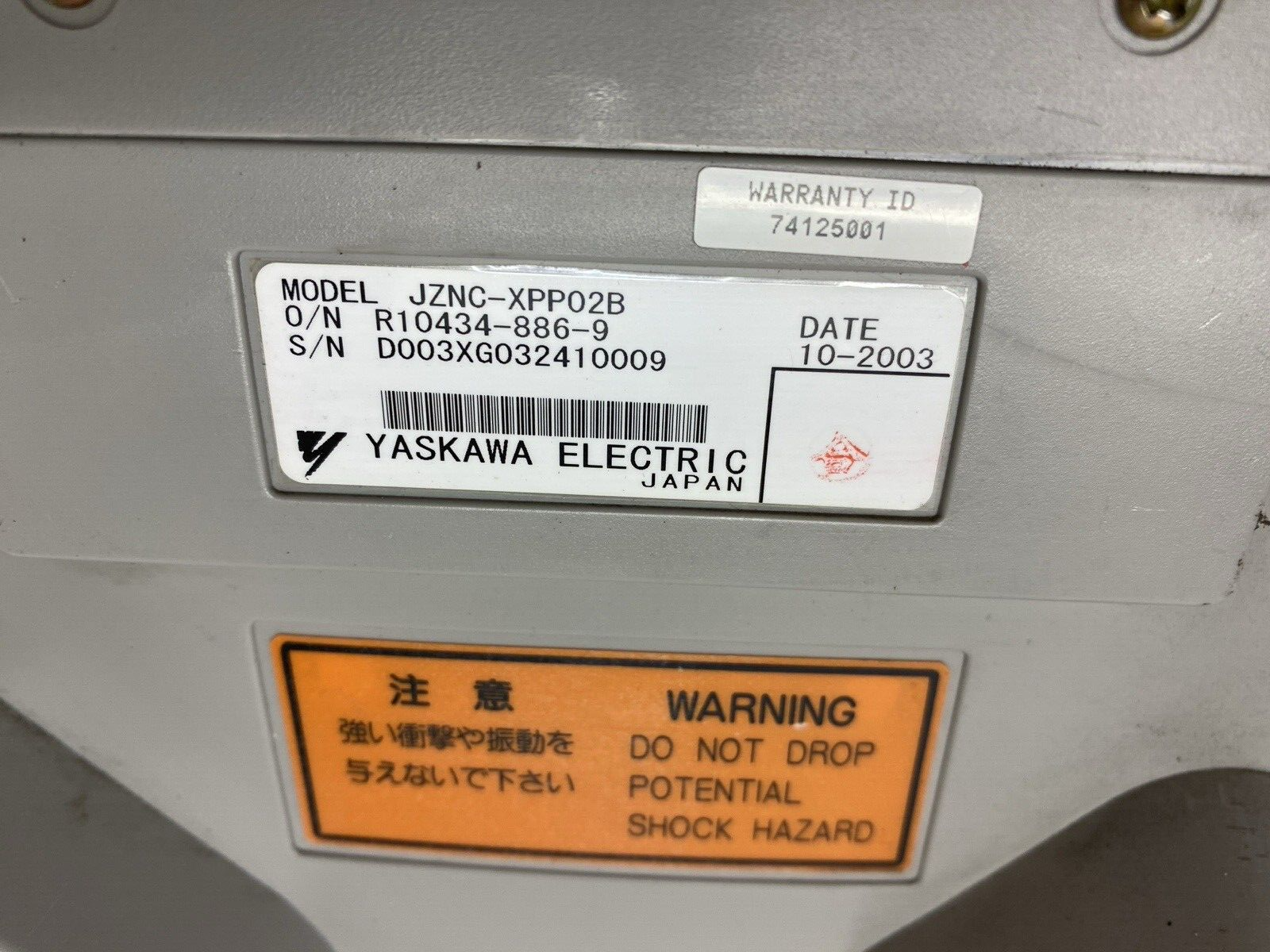 JZNC-XPP02B | Yaskawa Motoman Teach Pendant and Cable - Used - Maverick Industrial Sales