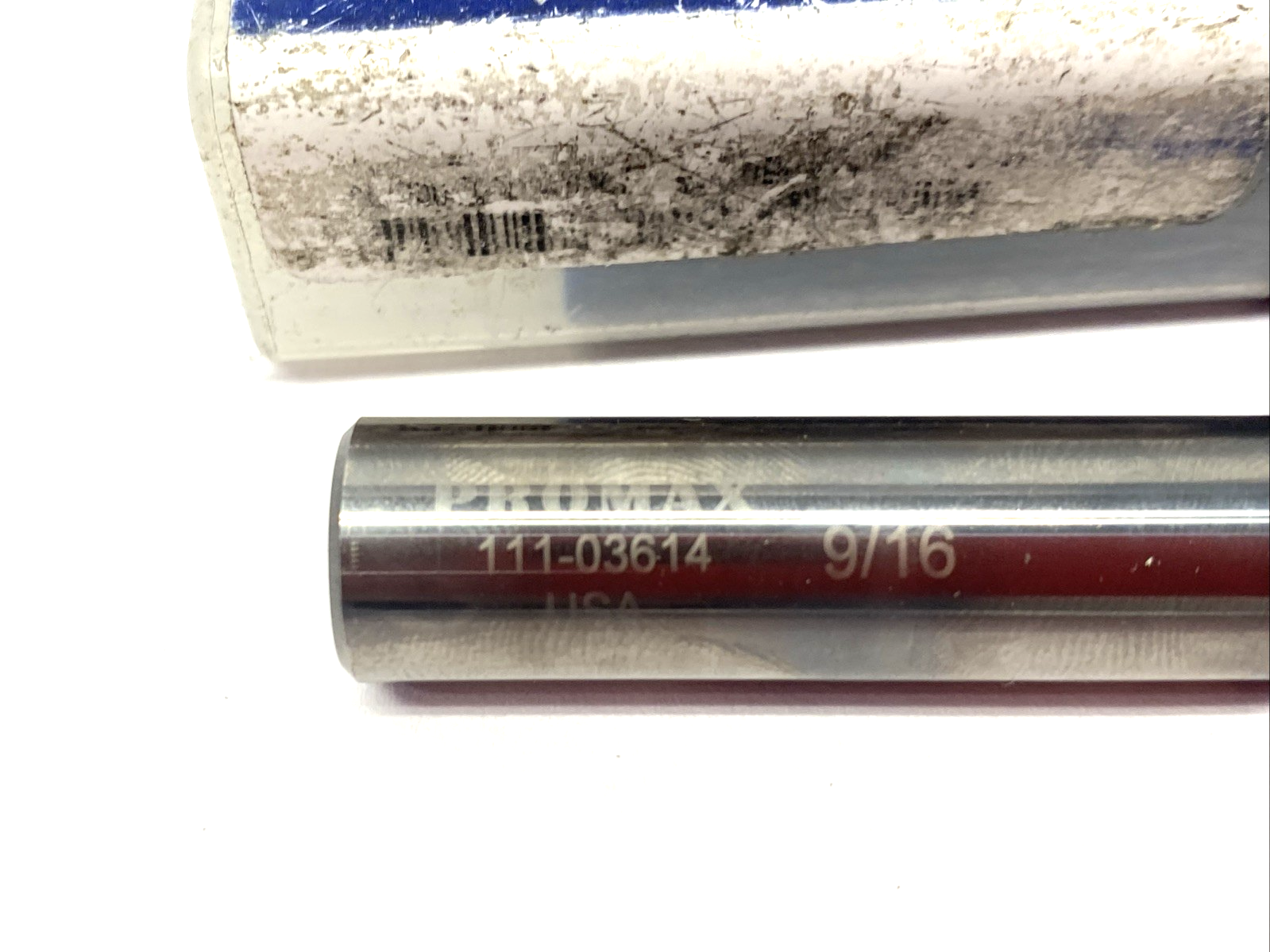 111-03614 | ProMax Square End Mill: 9/16" Dia, 1-1/4" LOC, 9/16" Shank, 4-Flute - Used - Maverick Industrial Sales