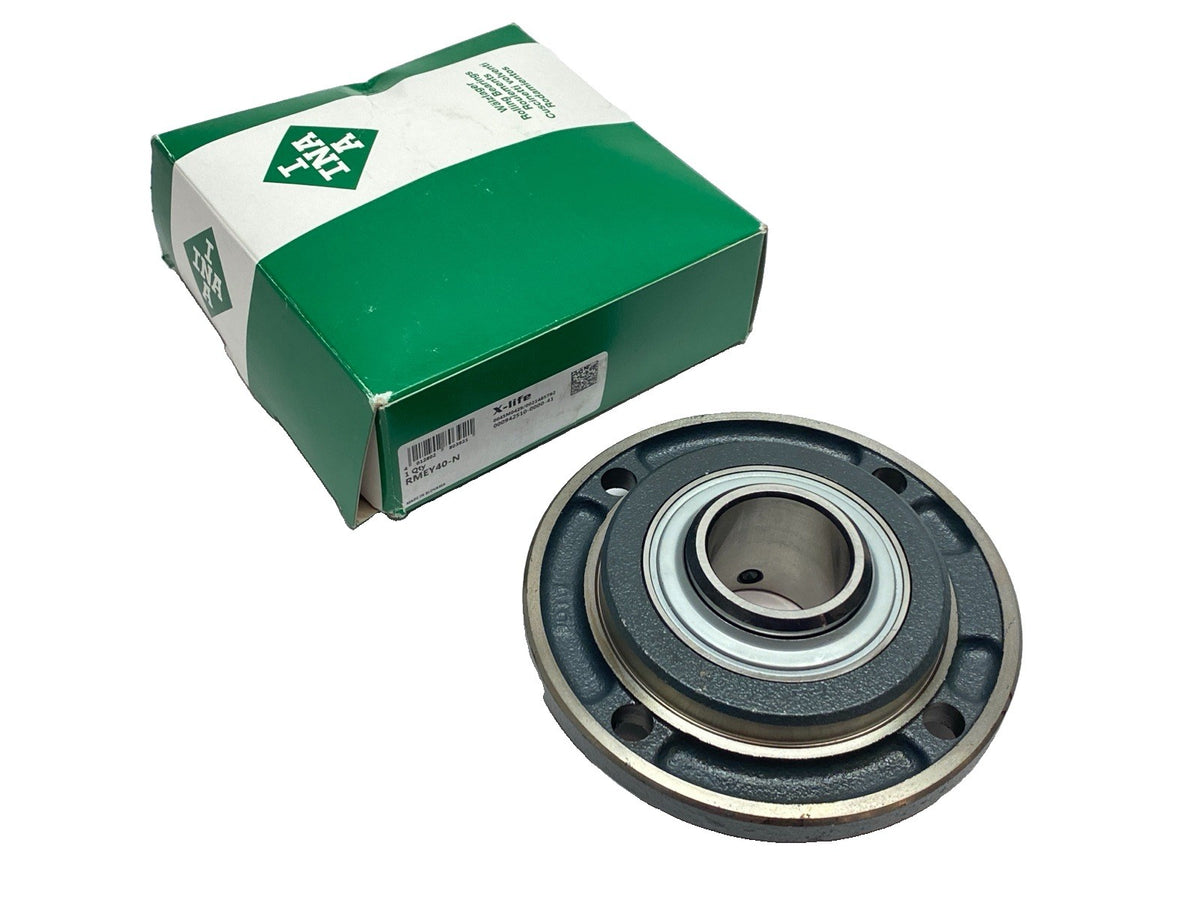 INA RMEY40-N Flange Mount Bearing 4-Bolt 40mm Bore - Maverick Industrial Sales