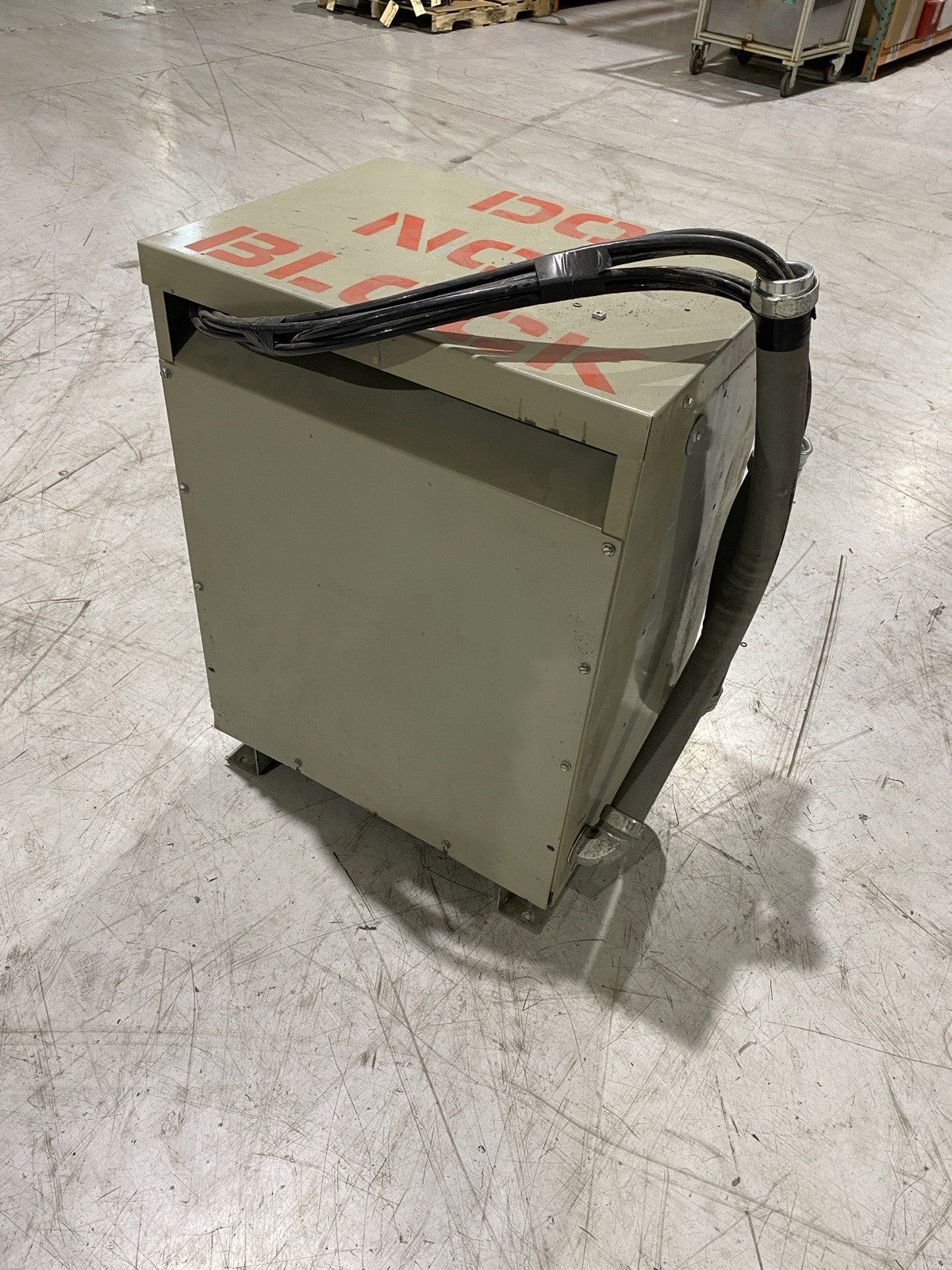 9T23B3864 | GE Transformer Type QL 50.0 kVA 60Hz 3 PH 5.9% 1MP 480V-208/120V - Used - Maverick Industrial Sales