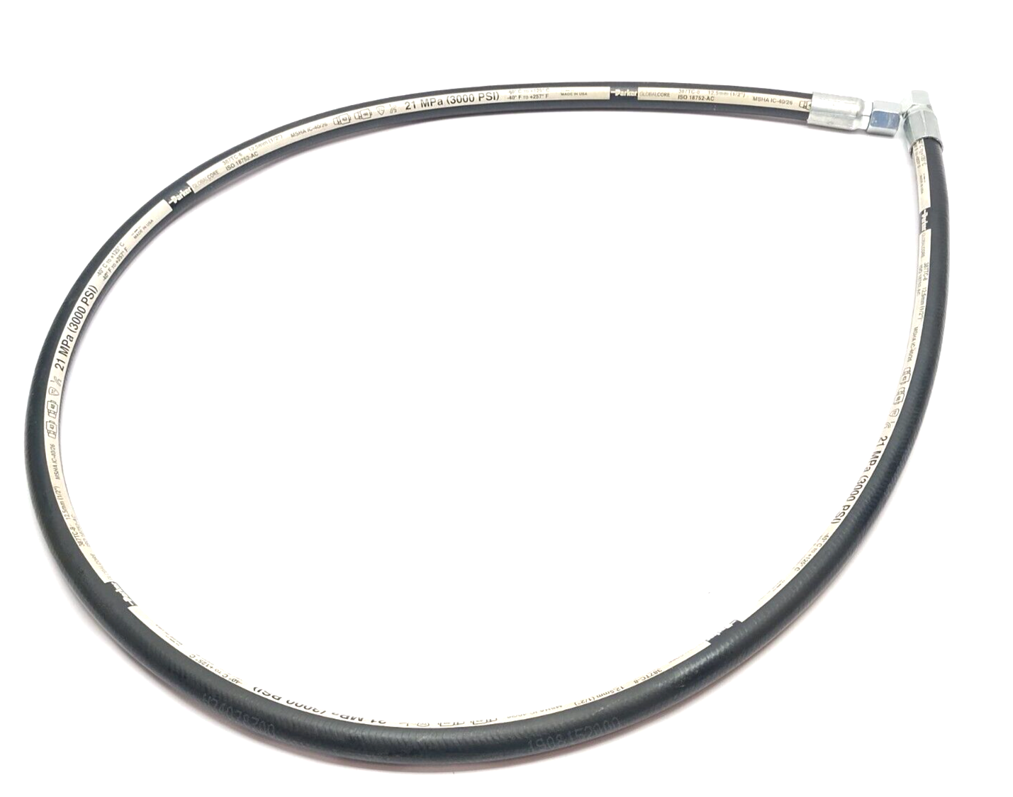 Parker 387TC-8 Global Core Hydraulic Constant Working Pressure Hose 3000psi 6FT - Maverick Industrial Sales