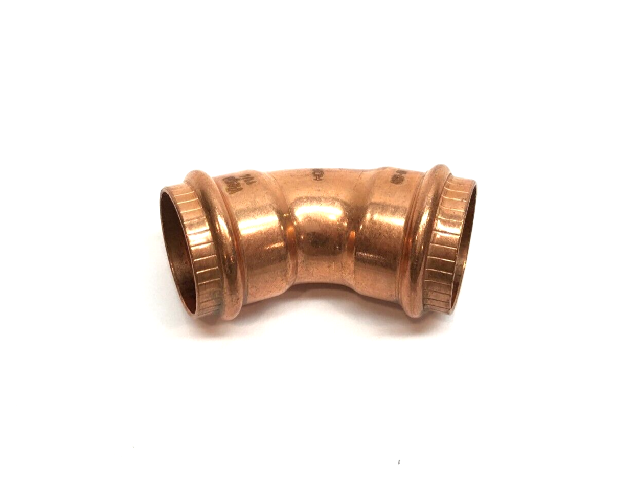 Viega 77033 ProPress Elbow Fitting, 45-Deg, 1-1/4" x 1-1/4" - Maverick Industrial Sales