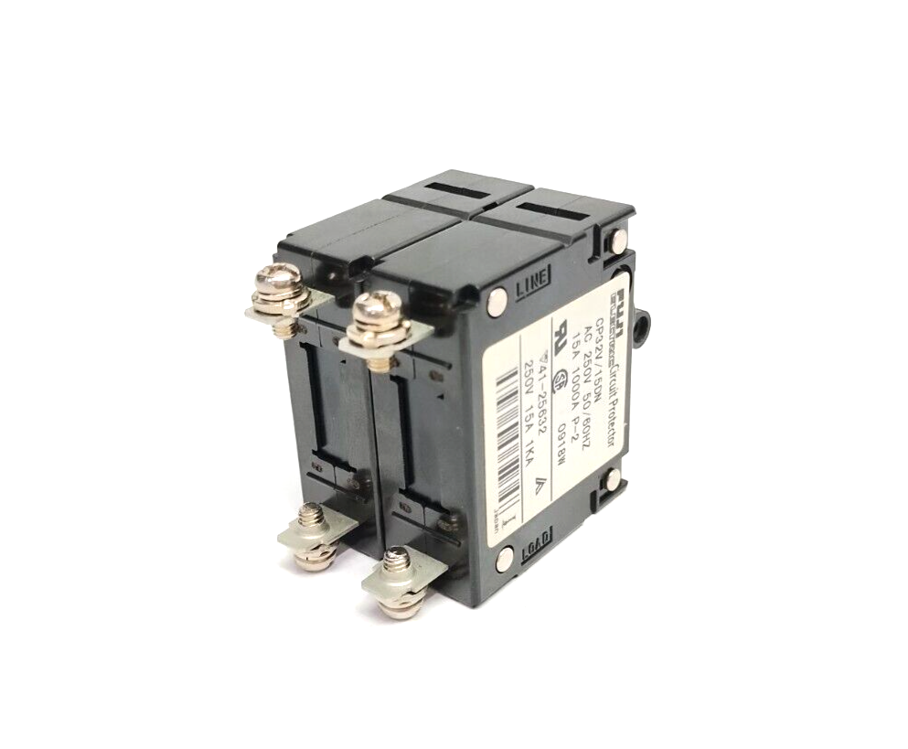 Fuji Electric CP32V/15DN Circuit Protector 250VAC 15A - Maverick Industrial Sales