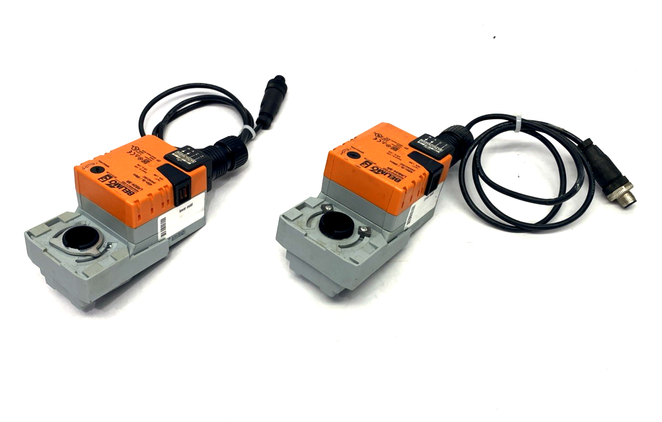 LRB24-SR | Belimo Modulating Actuator 24V AC/DC 45in-lb/5Nm B217+ LOT OF 2 - For parts or not working - Maverick Industrial Sales