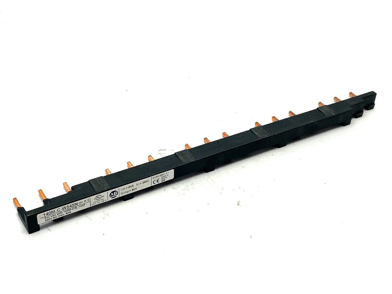 Allen Bradley 140M-C-W545N Ser. A Busbar 3-Phase Continuous Current 54mm - Maverick Industrial Sales