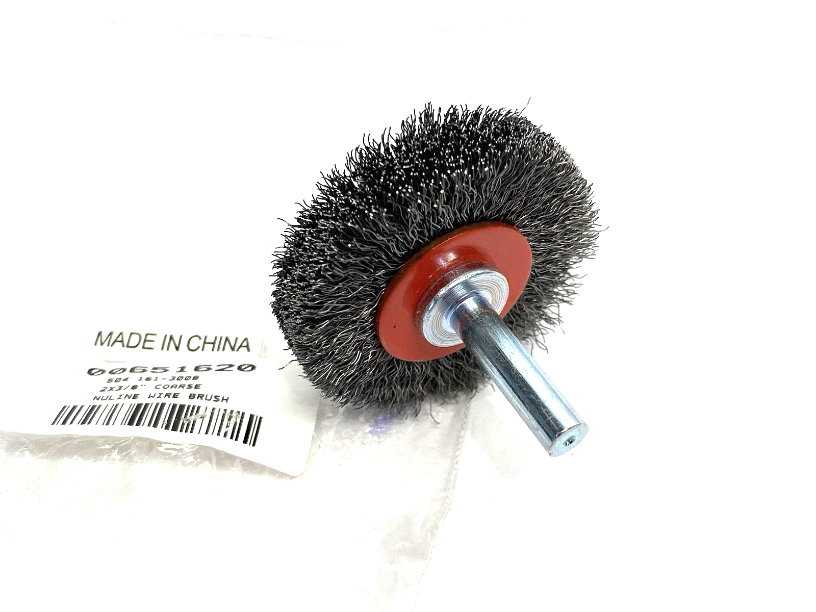 | Value Collection 00651620 Wheel Brush: 2" Wheel Dia, 3/8" Face Width LOF OF 3 - New – Open box - Maverick Industrial Sales