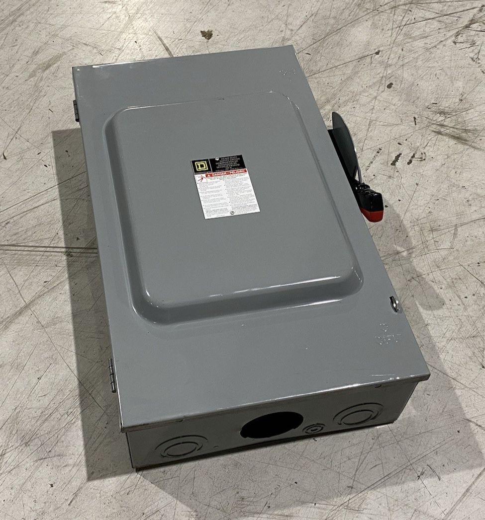 H364N | Schneider Square D Safety Switch, Heavy Duty, Fusible, 200A, 4-Wire 3-pole - Used - Maverick Industrial Sales