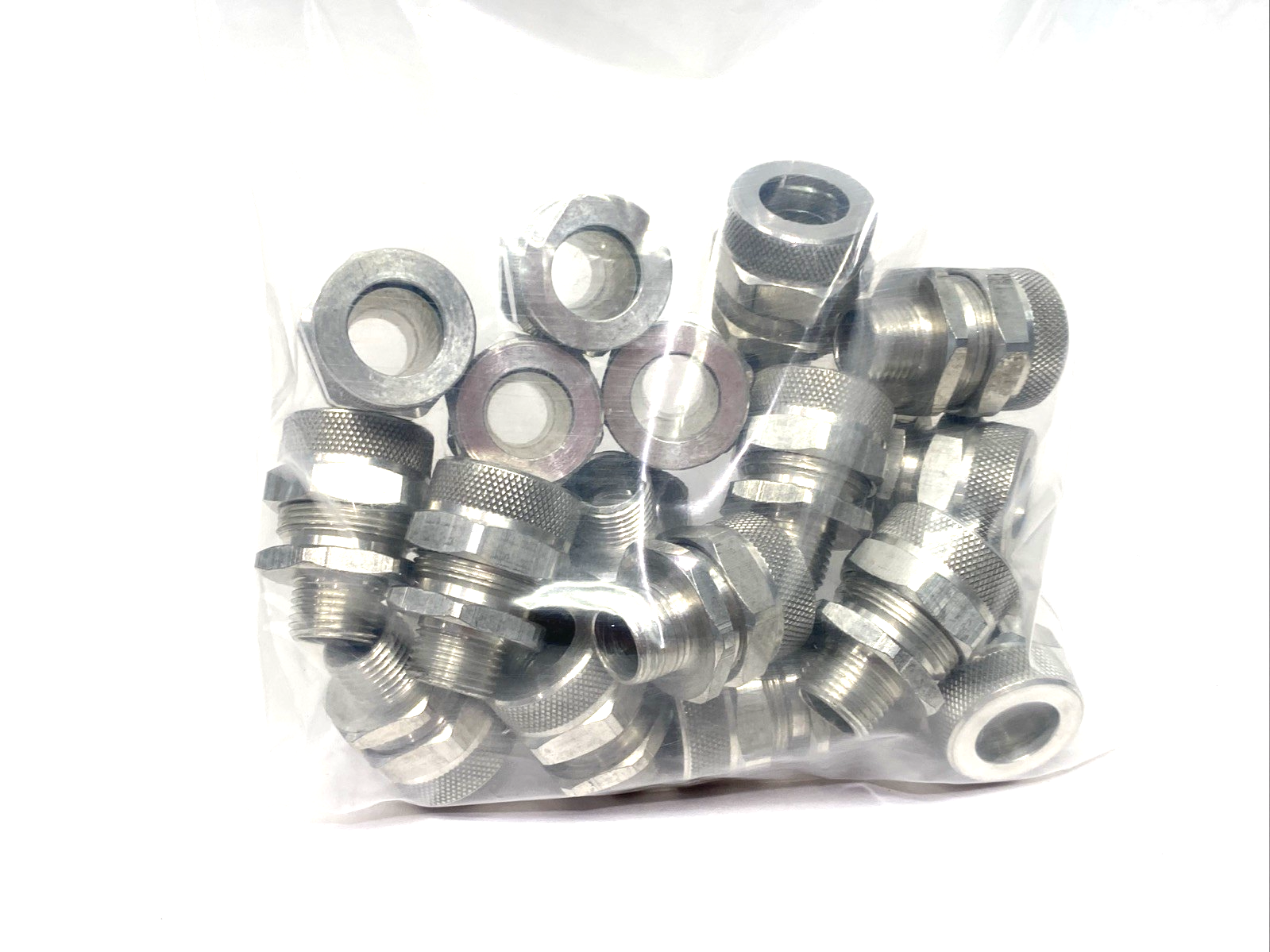 Remke RSR-1200-W Tuff-Seal Aluminum Cord Grip Bushing 1/2" NPT LOT OF 17 - Maverick Industrial Sales