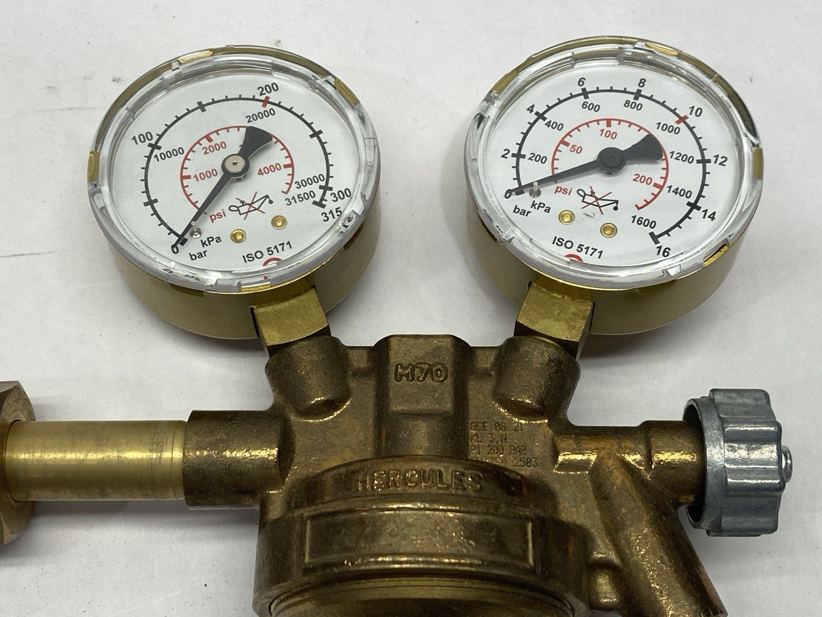 Harris 25GX-145-580 Single Stage Argon Nitrogen Helium Regulator - Maverick Industrial Sales