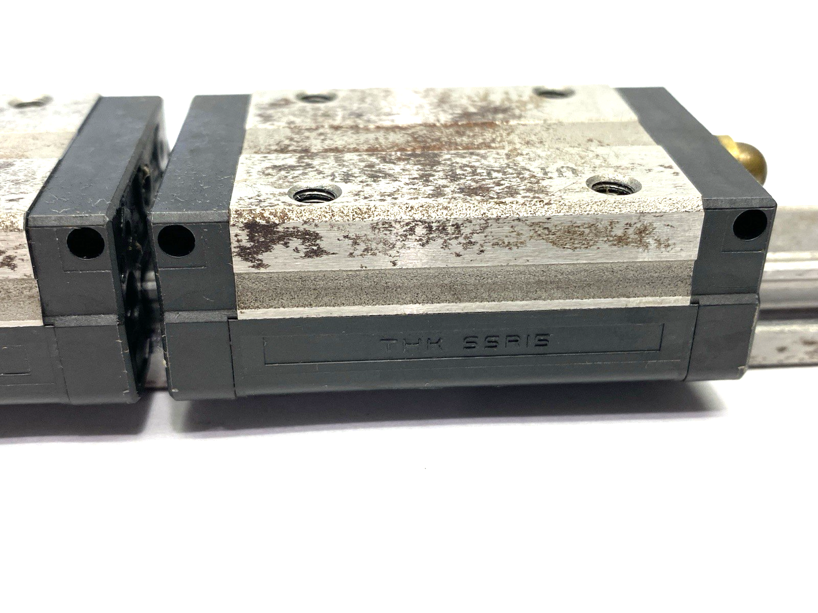 THK SHS15VM Linear Guide Block 2x w/ 1460mm Guide Rail - Maverick Industrial Sales