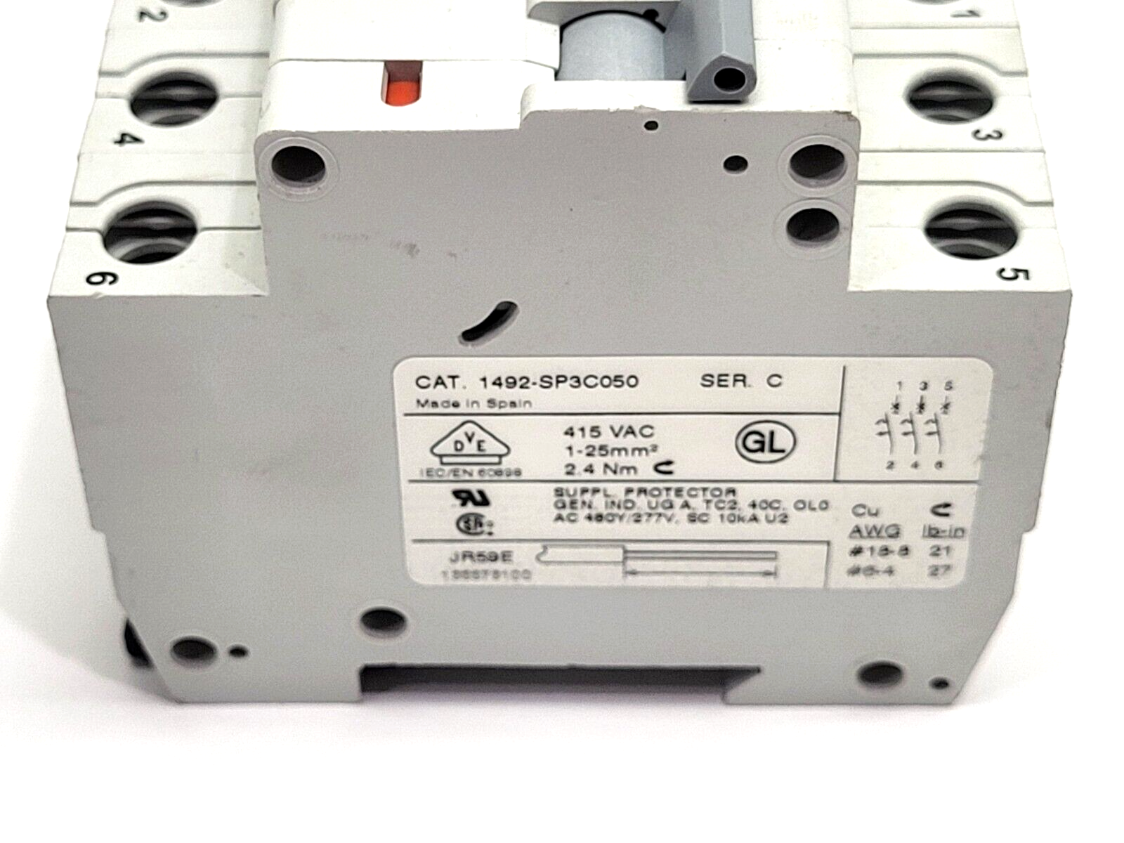 Allen Bradley 1492-SP3C050 Ser. C Circuit Breaker 3-Pole - Maverick Industrial Sales