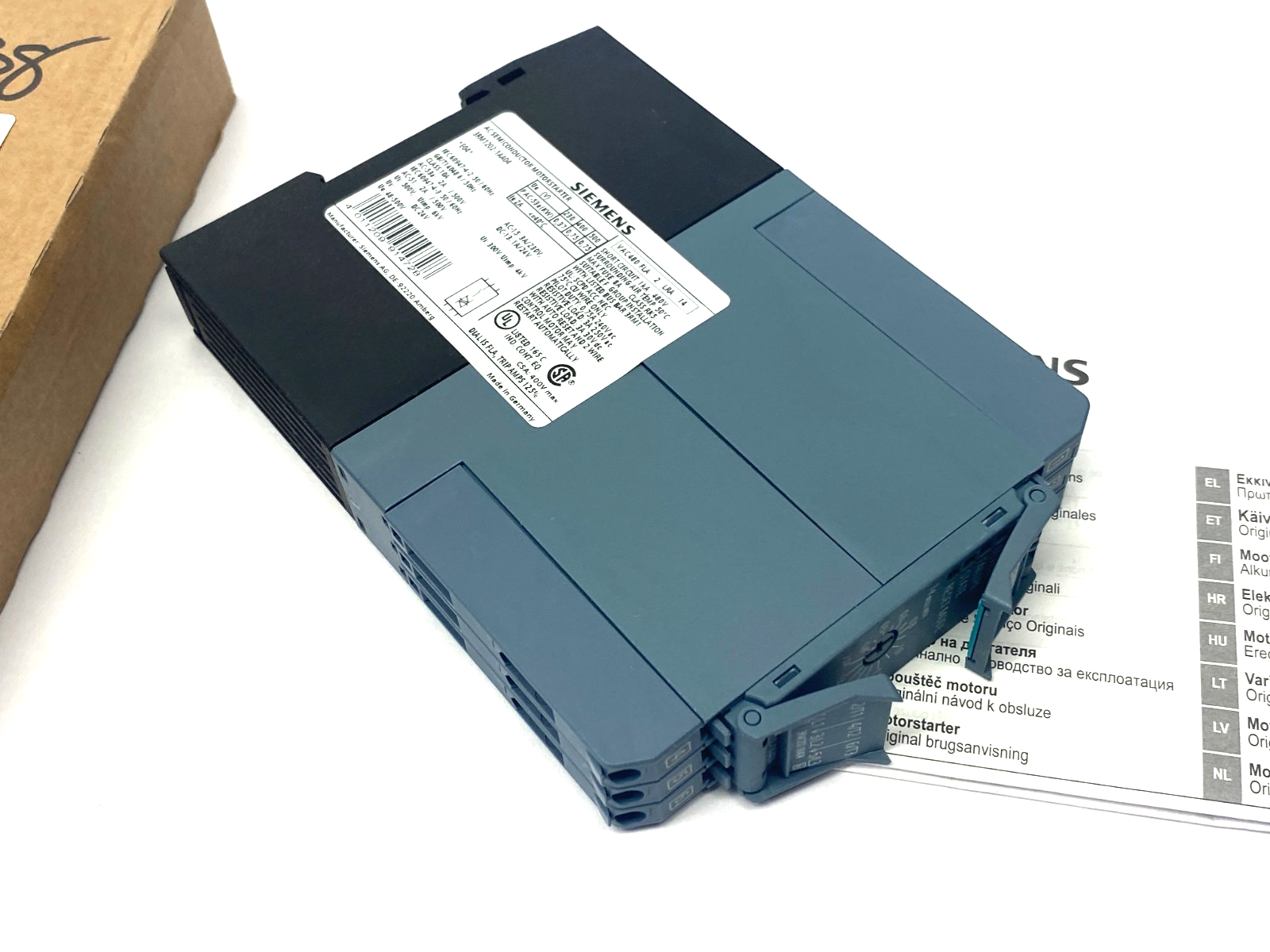 Siemens 3RM1202-1AA04 SIRIUS Reversing Starter Screw-Type 24VDC - Maverick Industrial Sales