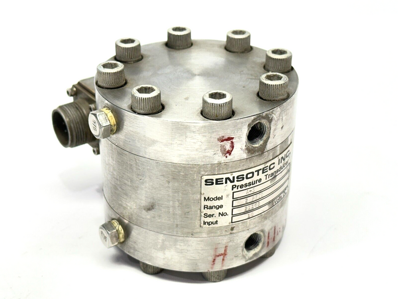 Sensotec A-5 Pressure Transducer 2 PSID Range 10VDC - Maverick Industrial Sales