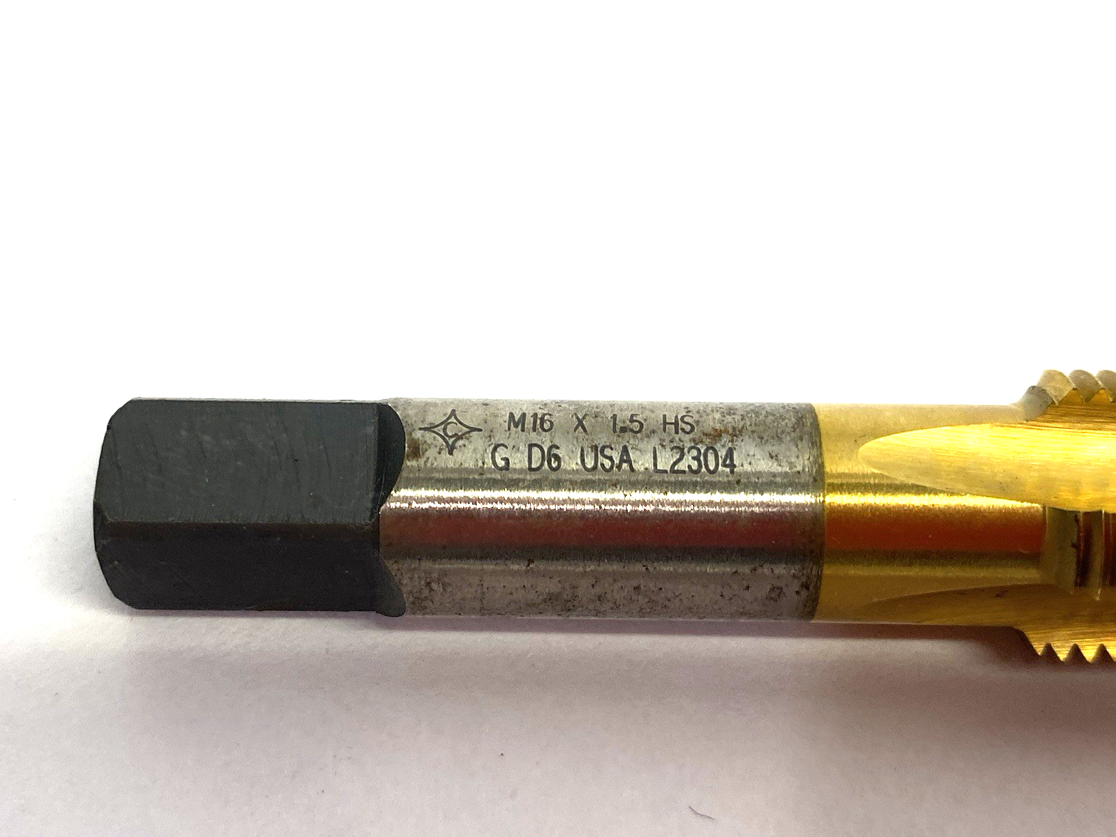 None | Cleveland M16 X 1.5 HSG D6, Straight Flute Tap, 4-Flute, L2304 - New Other - Maverick Industrial Sales