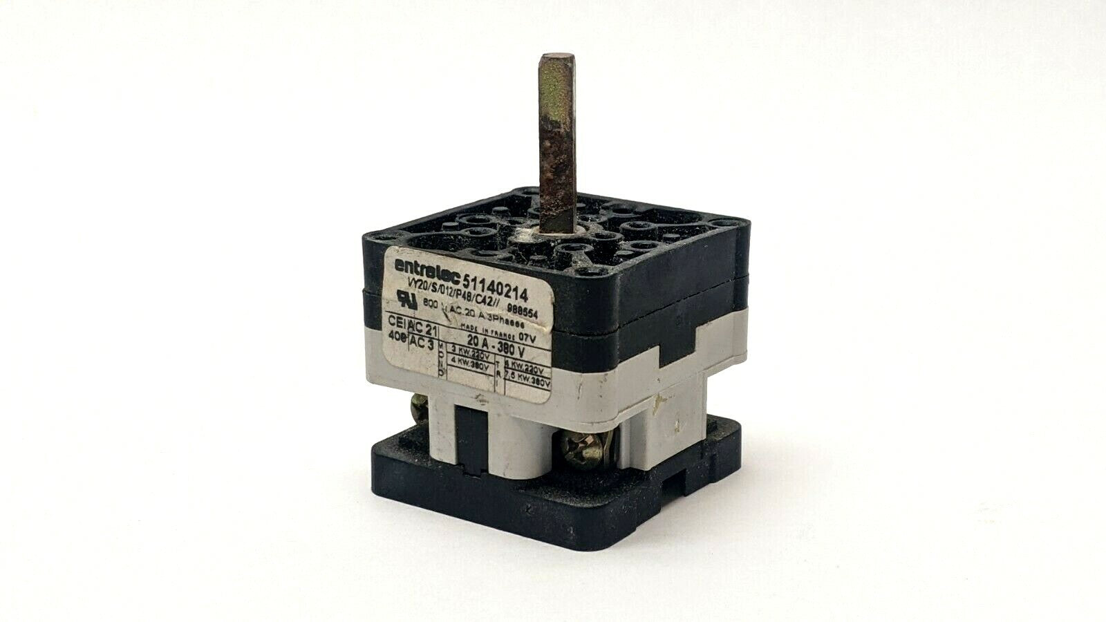 Entretec VY20/S/012/P48/C42 Cam Switch 2 Position 51140214 - Maverick Industrial Sales