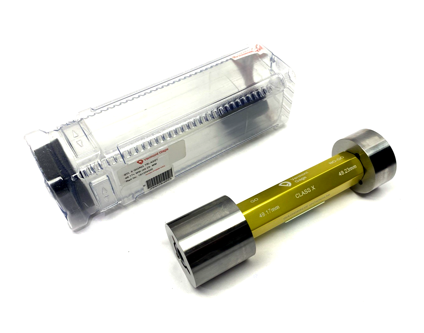 Vermont Gage 191204320 STL X GO/NO-GO Trilock Assembly 49.17+mm/49.23-mm - Maverick Industrial Sales