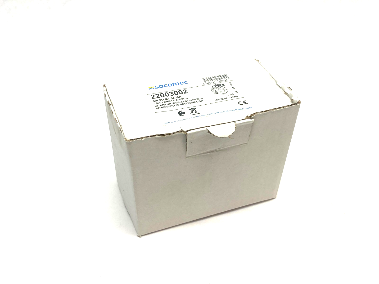 Socomec 22003002 SIRCO M1 3X25A Load Break Switch - Maverick Industrial Sales