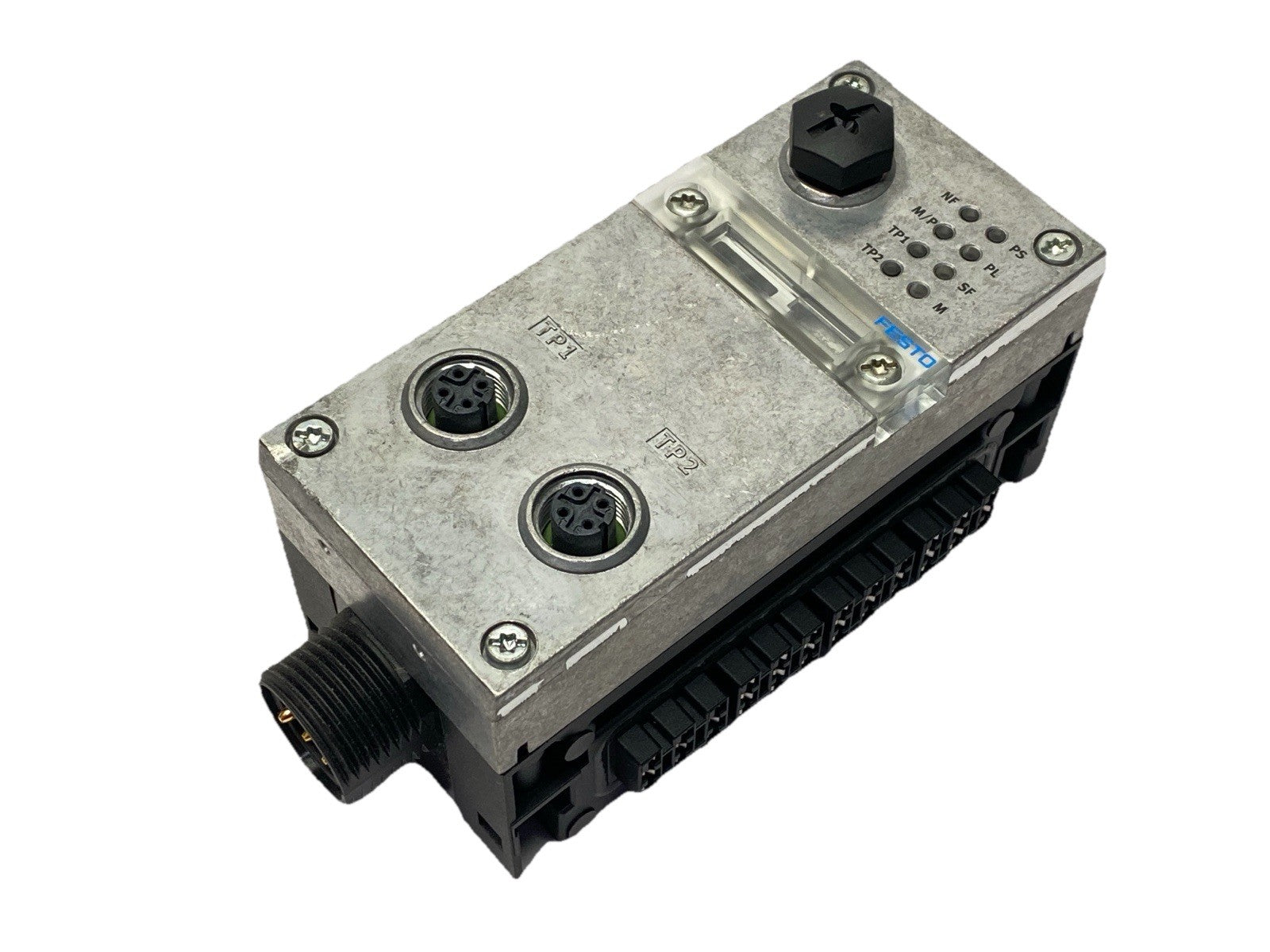Festo CPX-FB33 Bus Node 548755 w/ CPX-GE-EV-S-7/8/5POL Interlinking Block 541244 - Maverick Industrial Sales