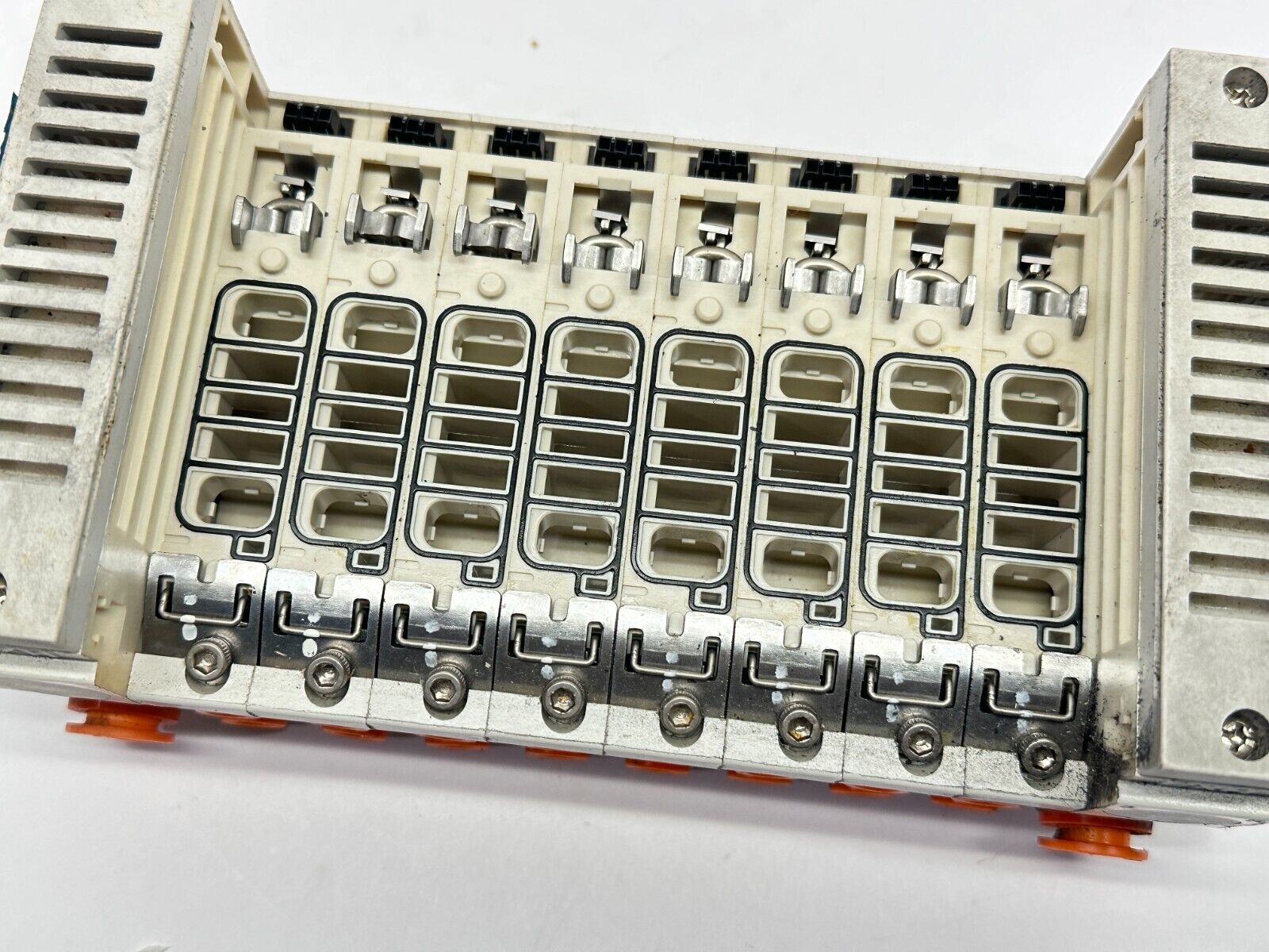 SMC VV5Q21-08N7FU0-S Pneumatic Plug In Base Manifold 8-Station D-Sub - Maverick Industrial Sales