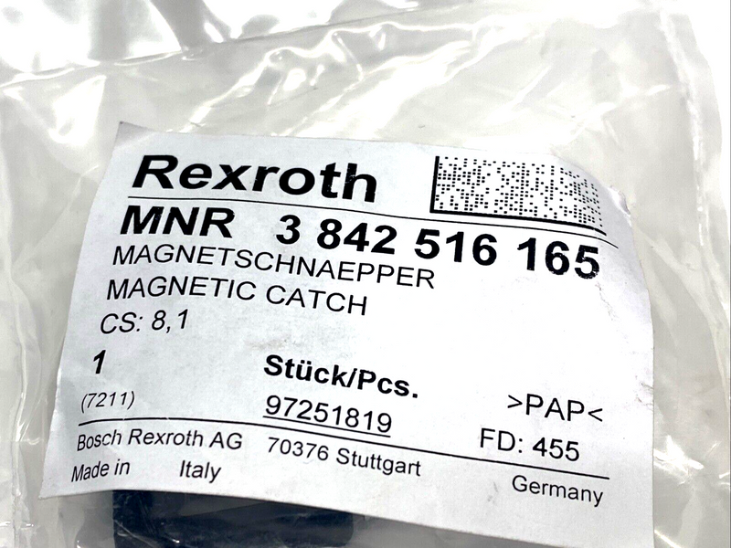 Bosch Rexroth 3842516165 8,10 Magnetic Catch - Maverick Industrial Sales