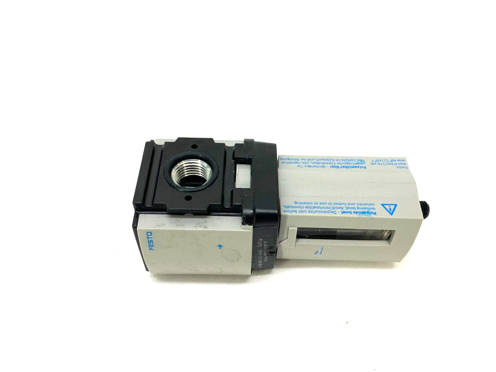 Festo LFM-M1-G1/4-AS Pneumatic Micro/Fine Filter 183770 - Maverick Industrial Sales