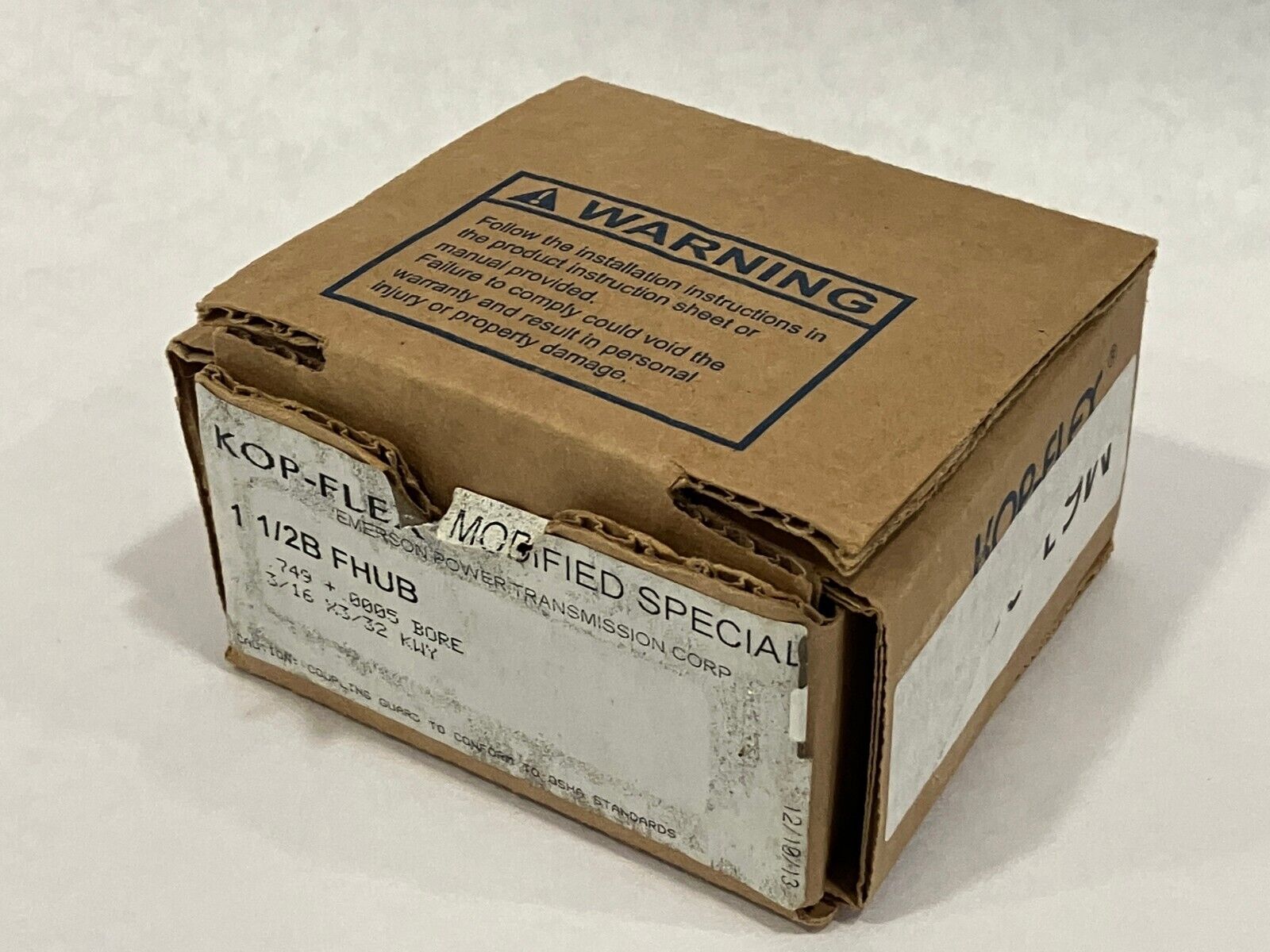 Kop-Flex 1 1/2B FHUB Gear Coupling Fast Model B .749 + .0005 Bore 3/16 X3/32 KWY - Maverick Industrial Sales