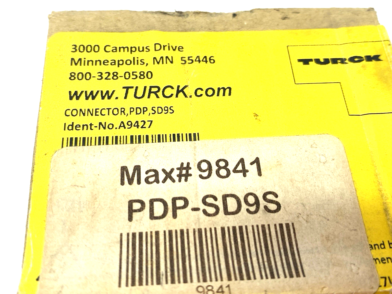 PDP-SD9S | Turck Field Wireable PROFIBUS-DP Cable Connector, D-Sub Conn. A9427 - Used - Maverick Industrial Sales
