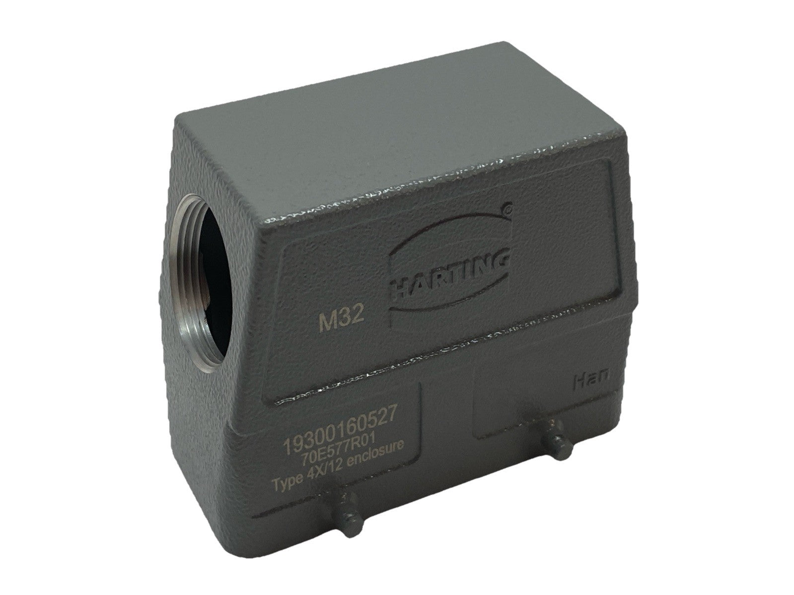 Harting Han B Hood Side Entry HC 4 Pegs M32 Connector Hood 19300160527 - Maverick Industrial Sales